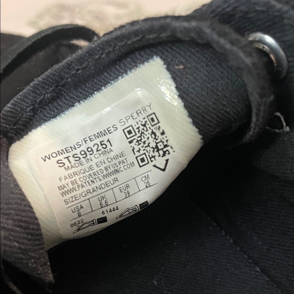 Sperry Black Lace-Up Shoes - Picture 2 of 3